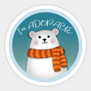 I'm Adorable Sticker